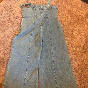 Forever 21+ Wide Legged Denim Overall Jumpsuit / Size 2X